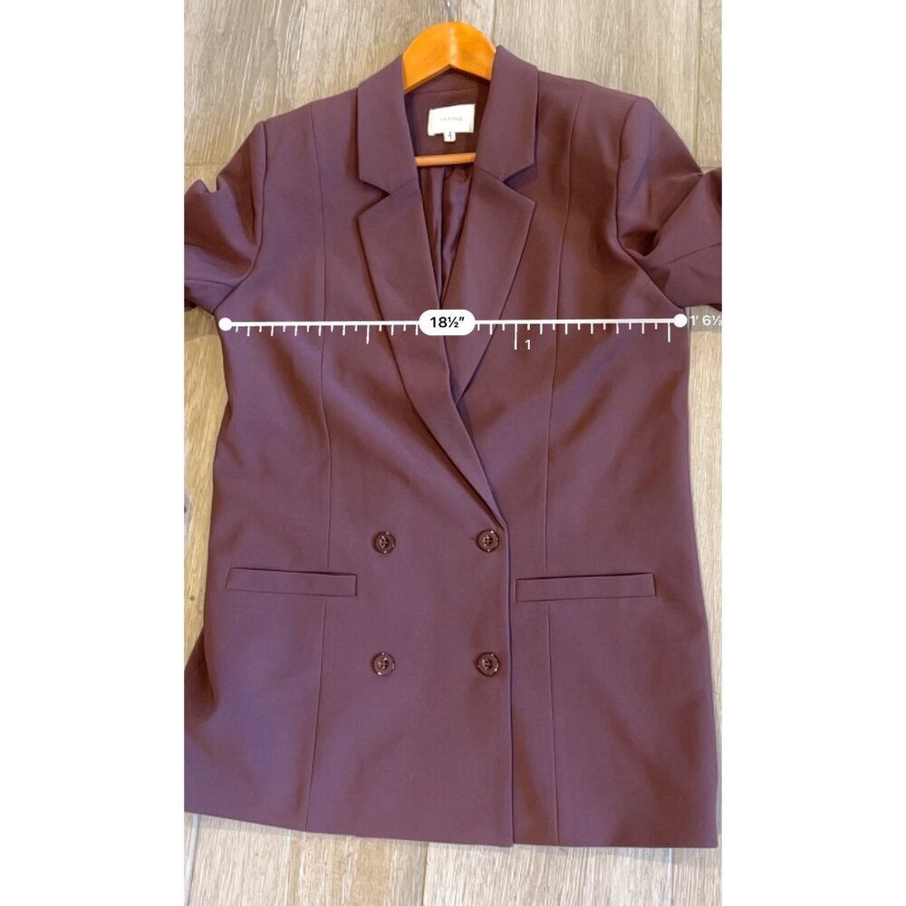 GESTUZ Paula Oversized chocolate Blazer size 38/ US 8 - Picture 8 of 10